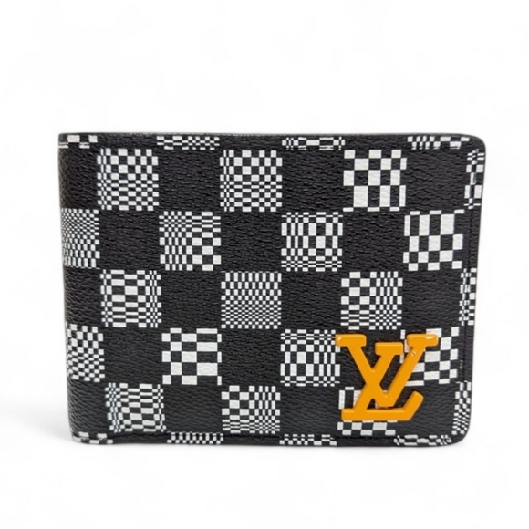✨️💎Super Rare .Authentic Louis Vuitton Damier Distorted Multiple Wallet - Picture 13 of 15